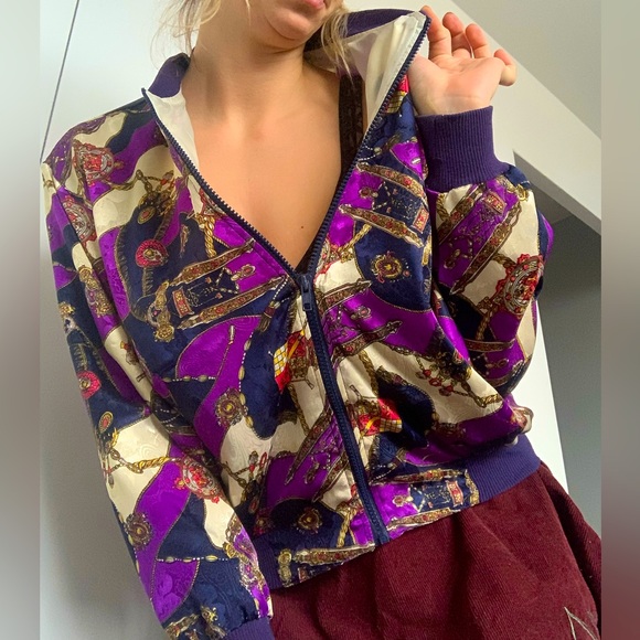 Silky Bomber Jacket - Picture 3 of 5